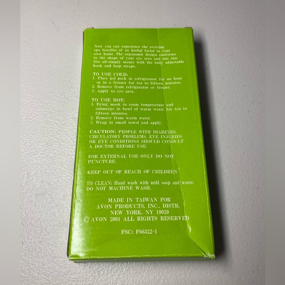 Avon Wellness Gel Eye Mask - Picture 4 of 4